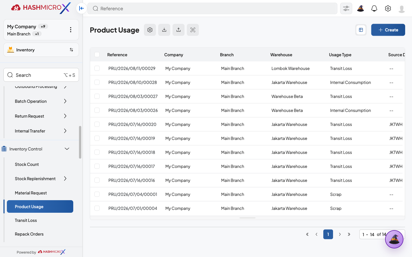 Product Usage setelah menunggu 10 detik